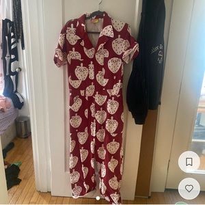 Strawberry jumpsuit big bud press sold